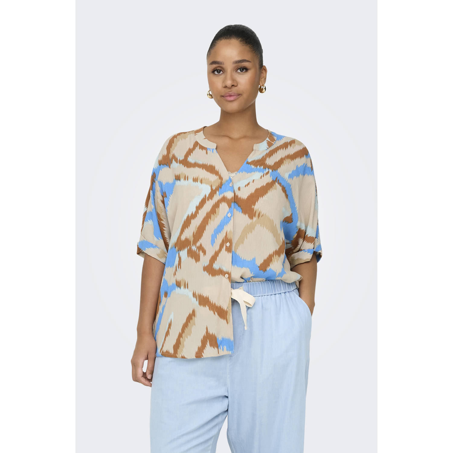 ONLY CARMAKOMA top beige