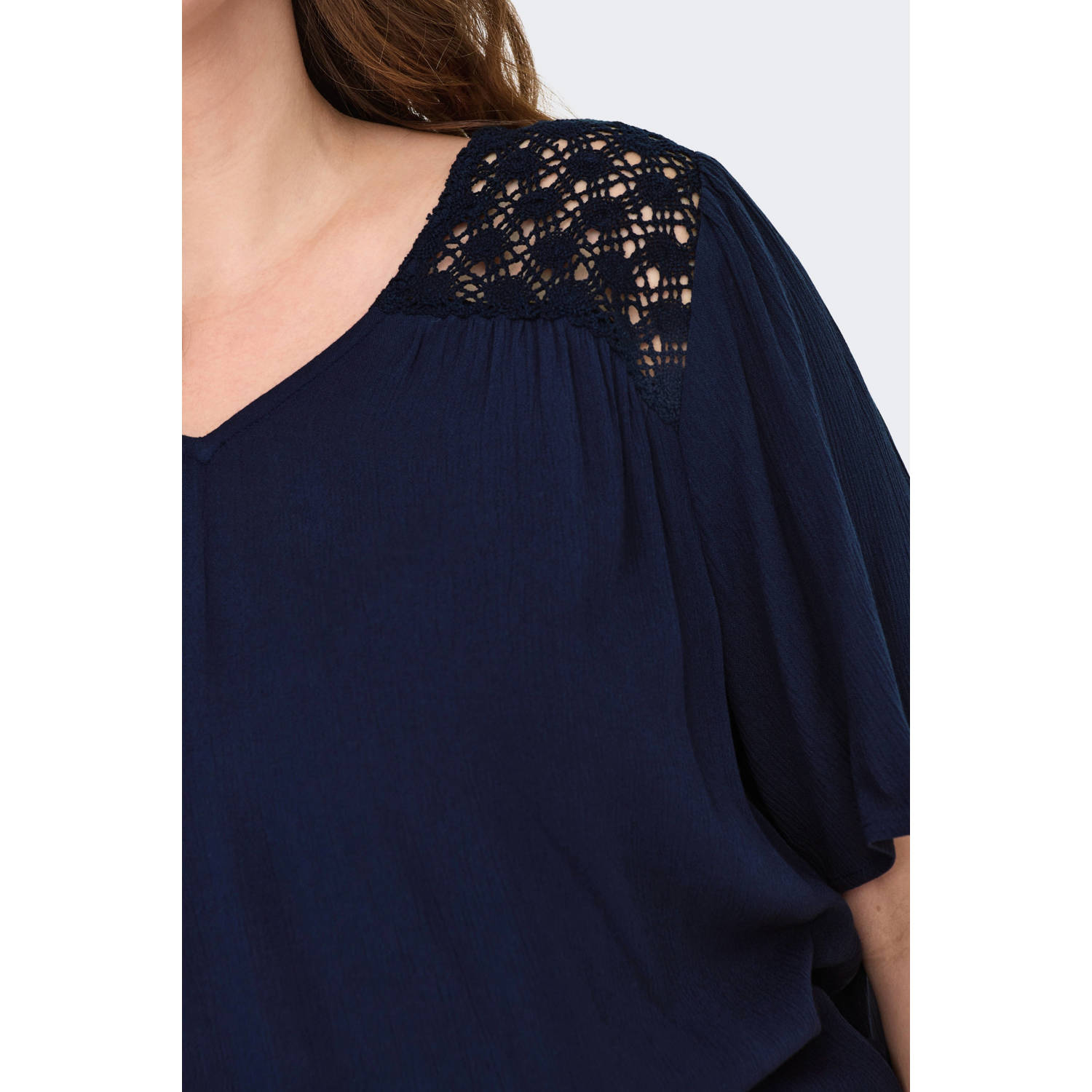 ONLY CARMAKOMA top donkerblauw