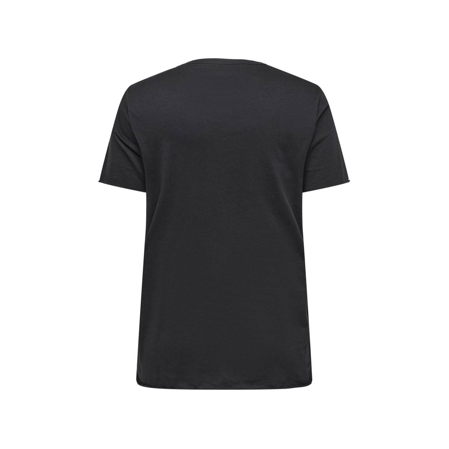 ONLY CARMAKOMA T-shirt zwart