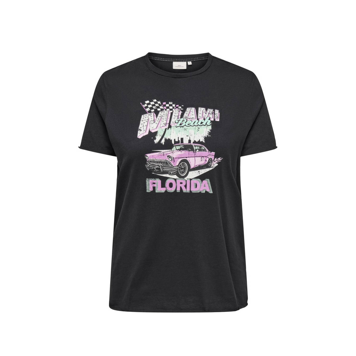 ONLY CARMAKOMA T-shirt zwart