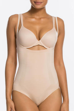 sterk corrigerende Open-Bust Panty body beige