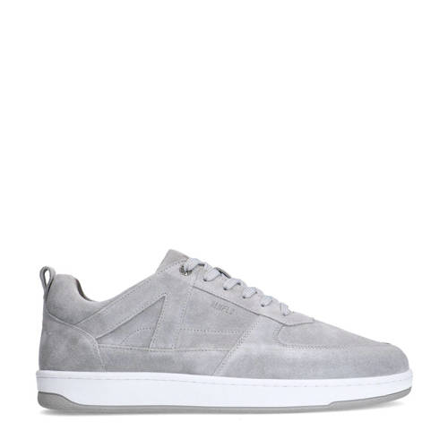 Manfield suède sneakers grijs afbeelding