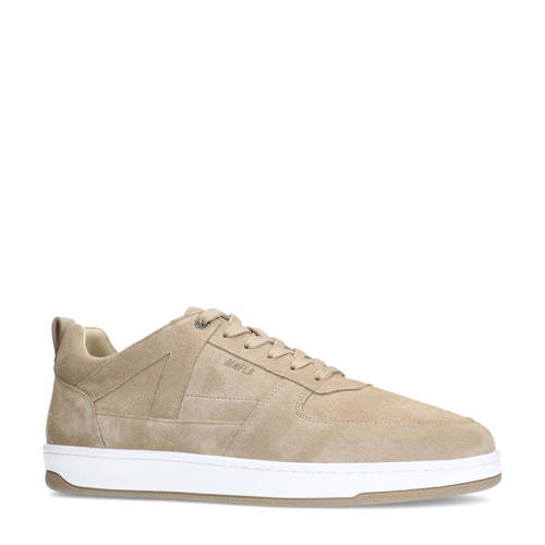 Manfield suède sneakers beige afbeelding