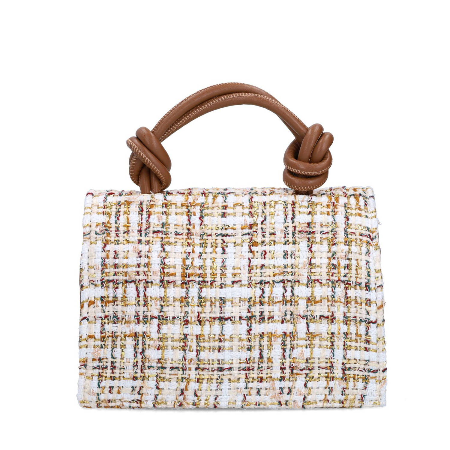 Manfield crossbody tas beige
