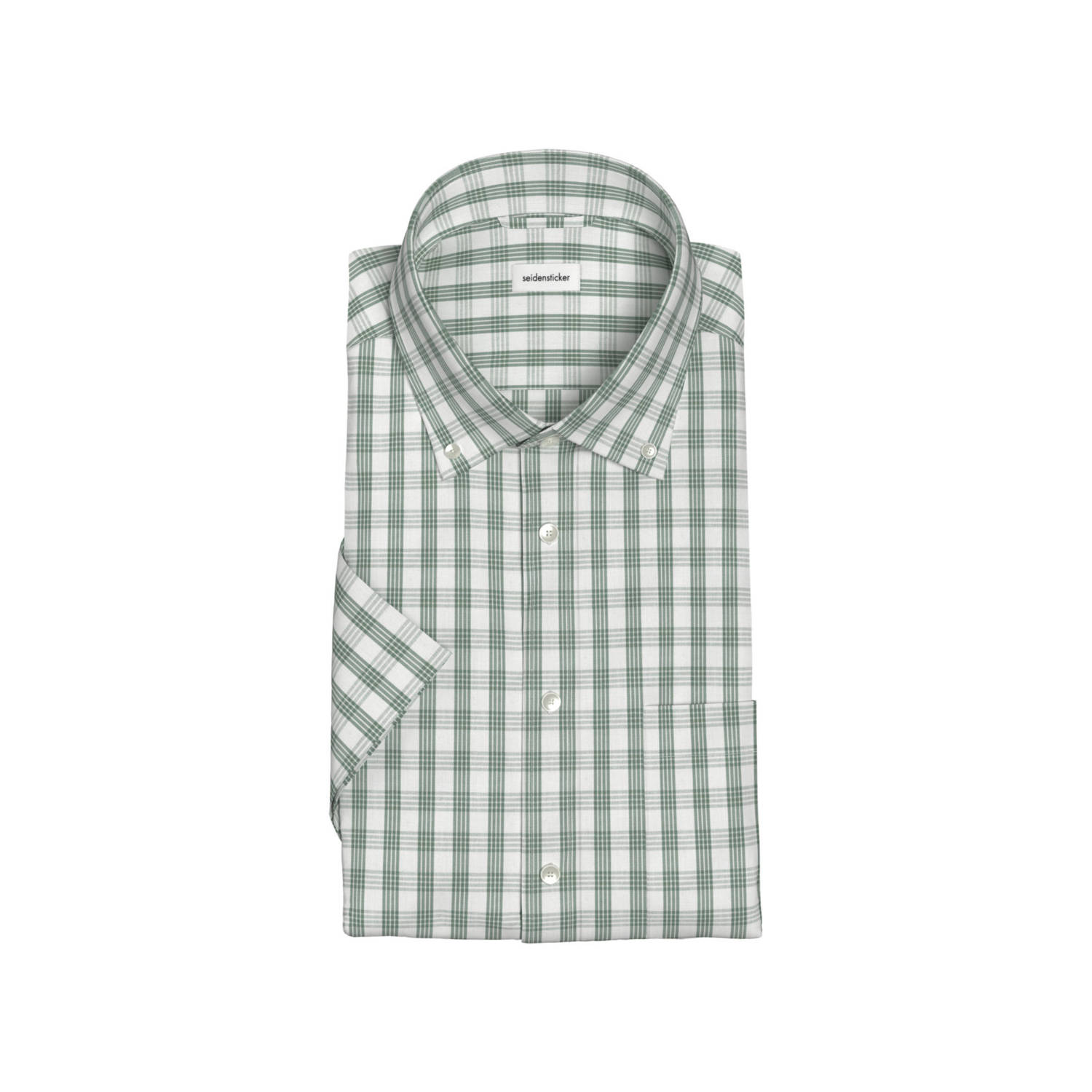 Seidensticker casual overhemd groen