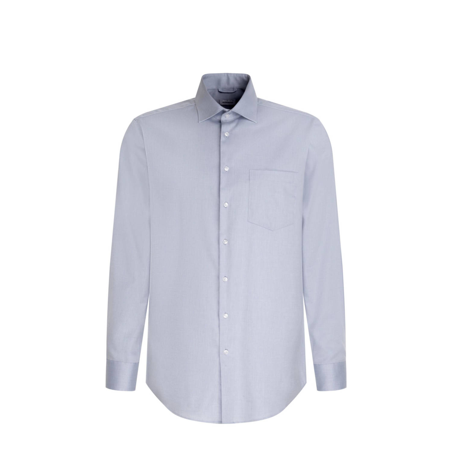 Seidensticker casual overhemd blauw