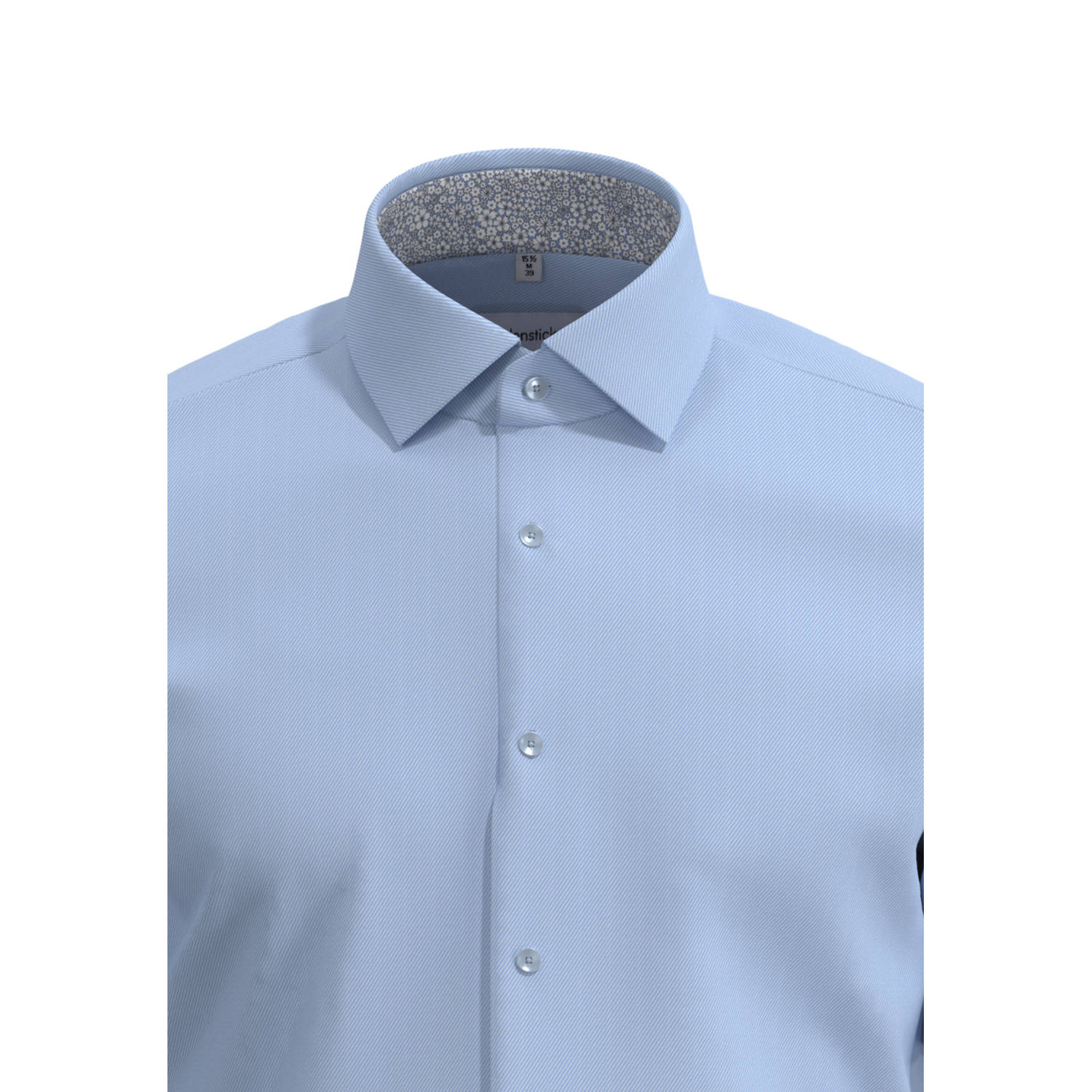Seidensticker casual overhemd blauw