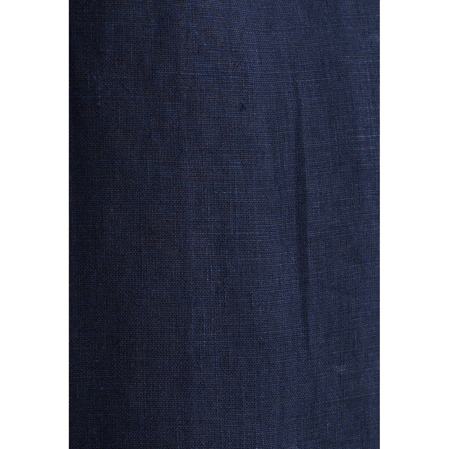 Seidensticker linnen casual overhemd donkerblauw