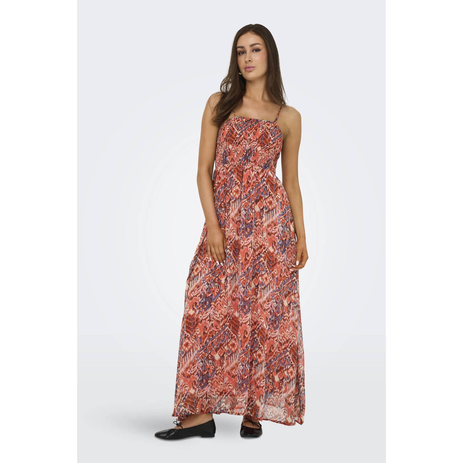 Only Maxi-jurk ONLELENA VIKKI LIFE STRAP ANK DRESS WVN