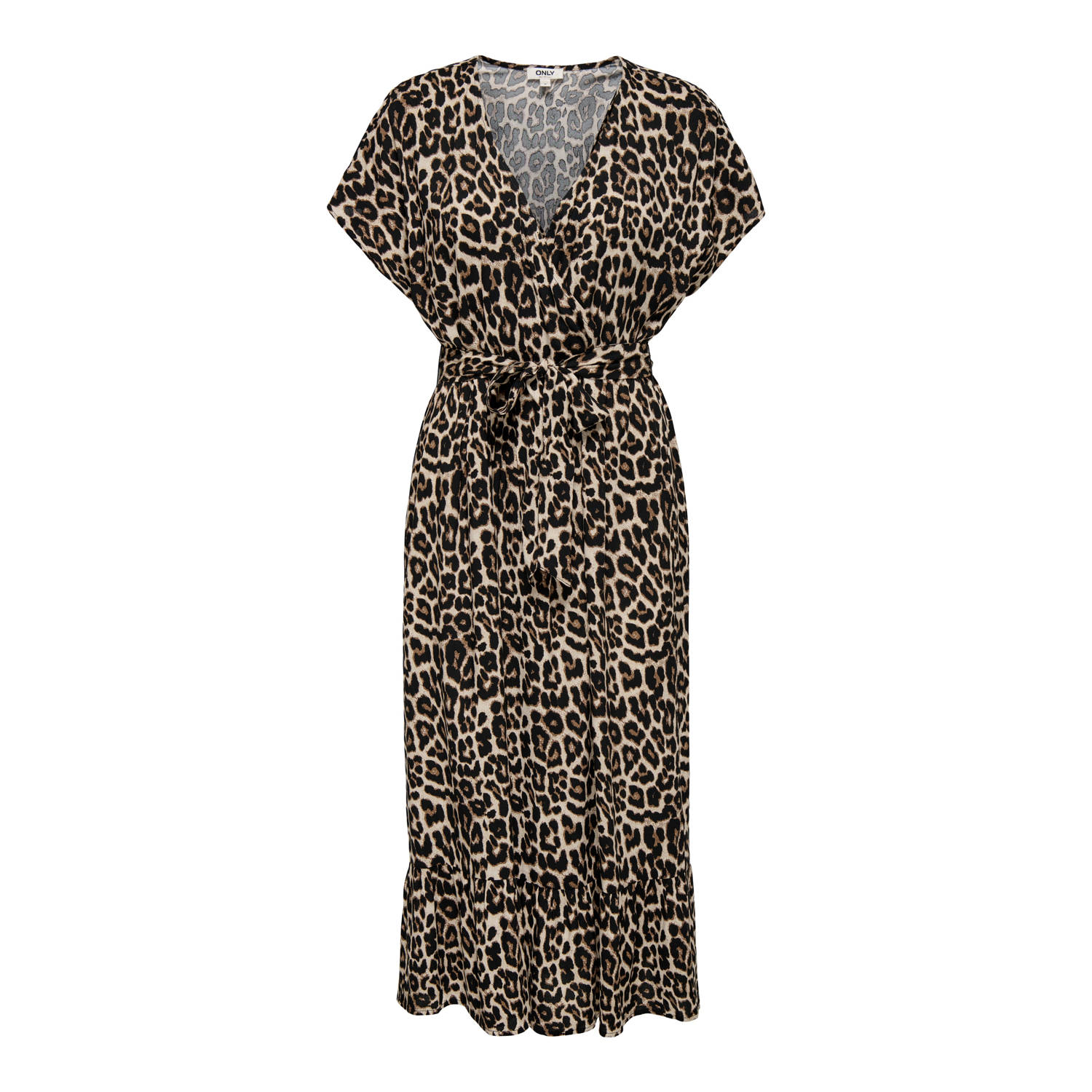 ONLY zomerjurk zwart panterprint