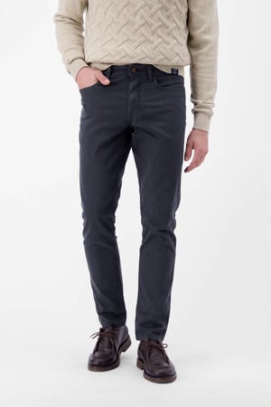 regular casual broek donkerblauw