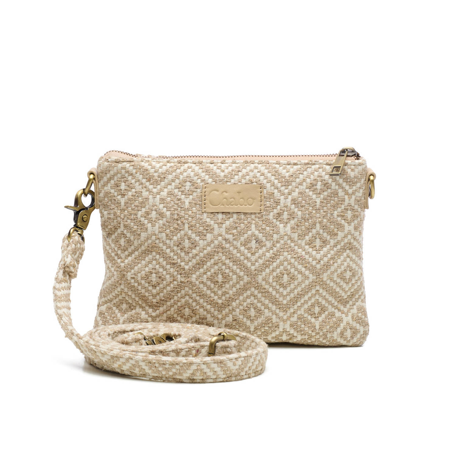 Chabo Bags crossbody tas Suus beige