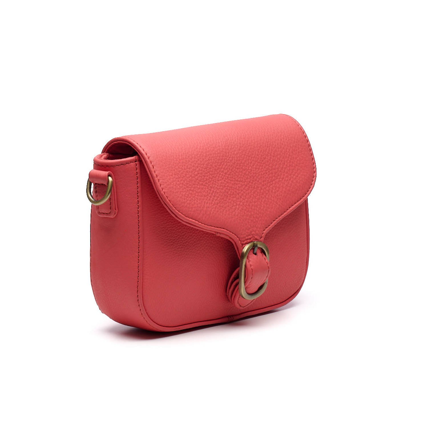 Chabo Bags leren crossbody tas Pisa rood