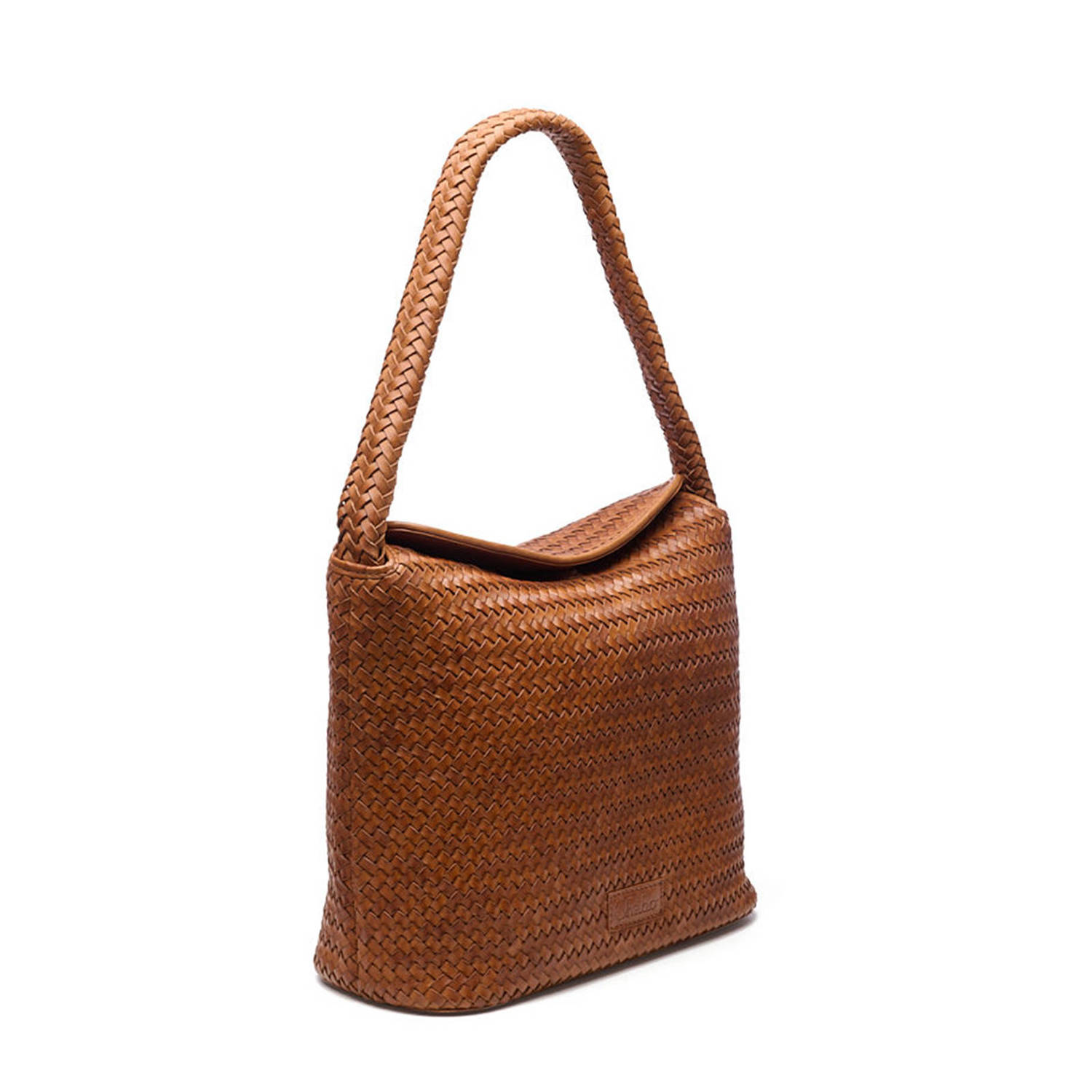 Chabo Bags leren schoudertas Pretty Pepper Big cognac