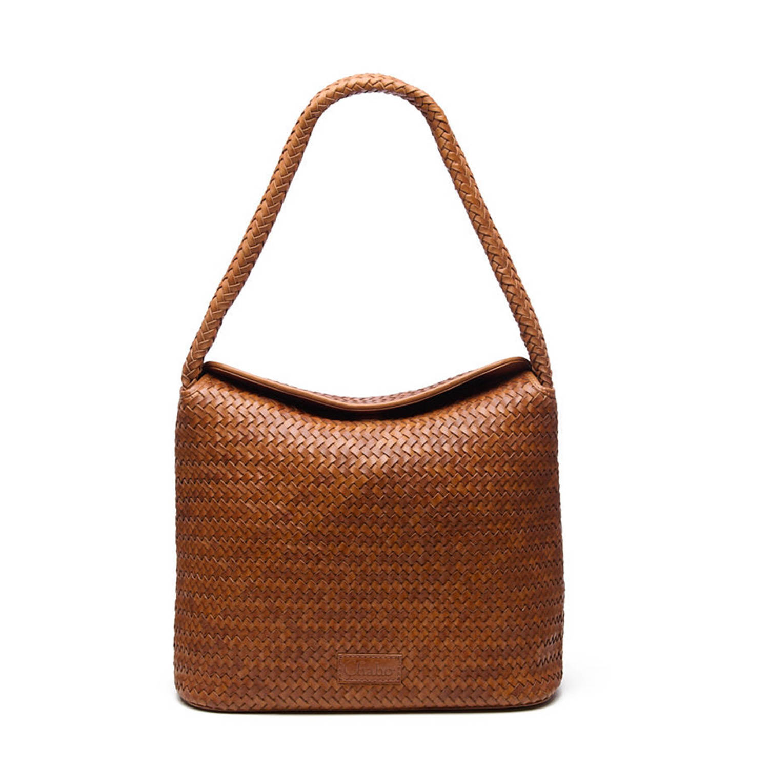 Chabo Bags leren schoudertas Pretty Pepper Big cognac