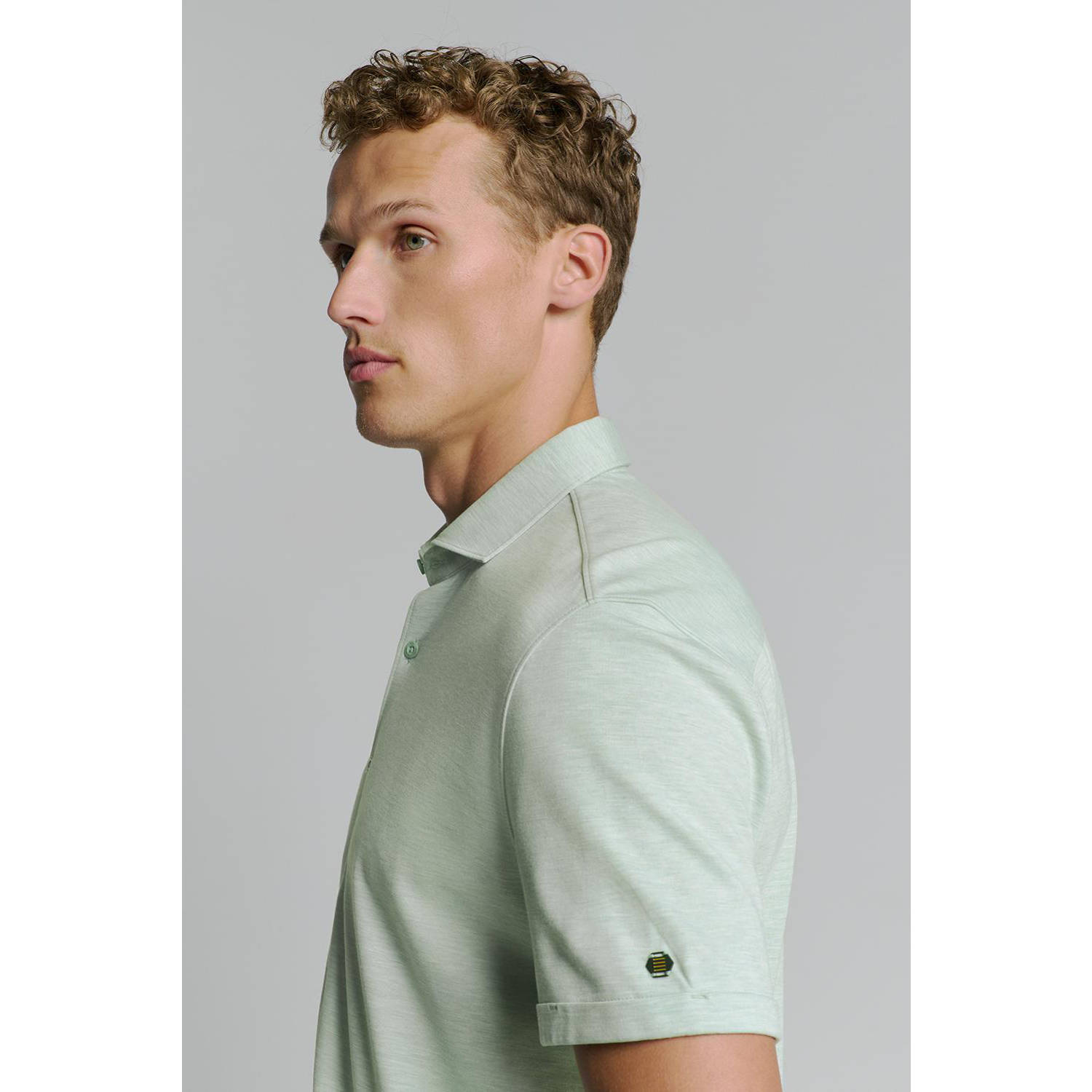 No Excess casual overhemd mintgroen