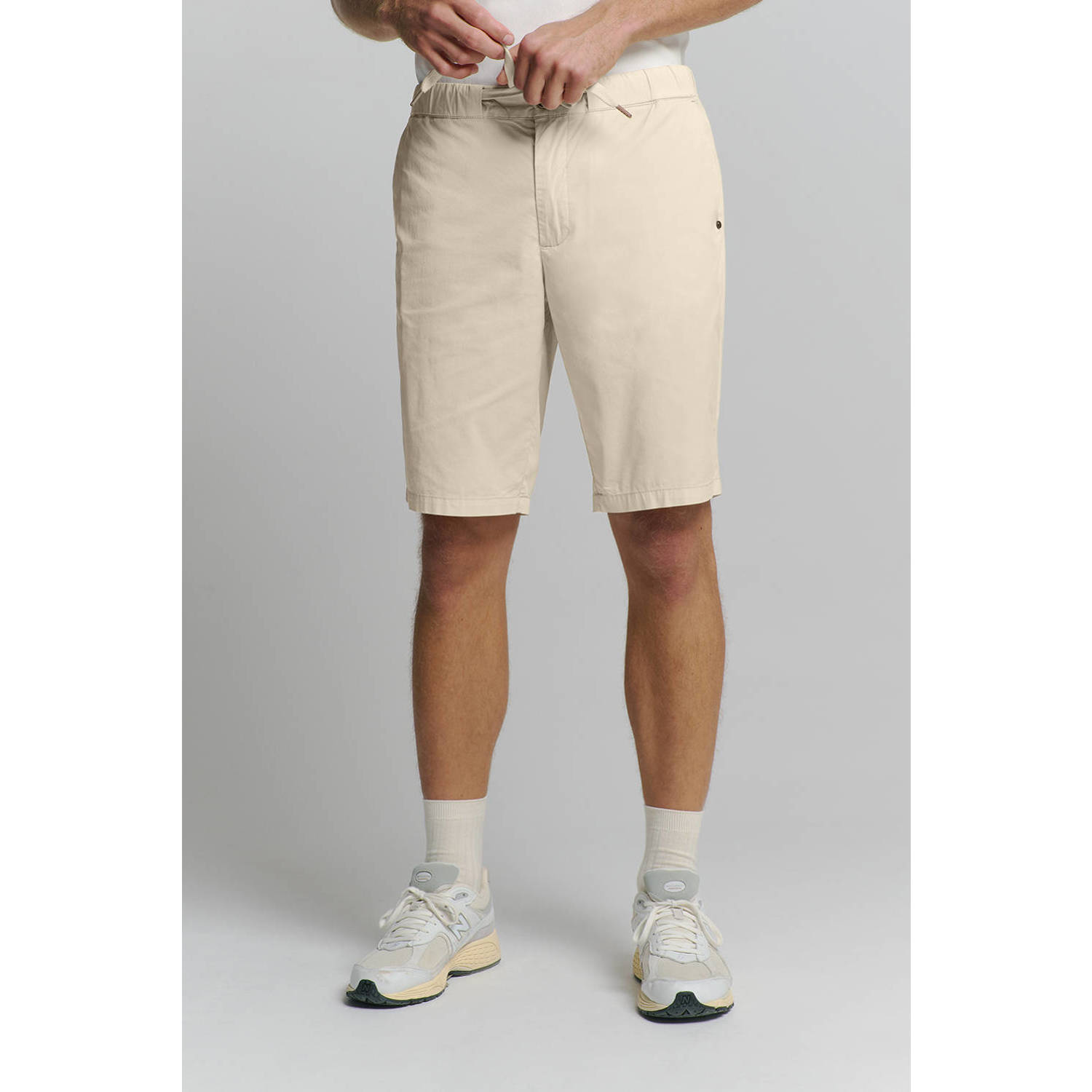 No Excess regular chino short ecru
