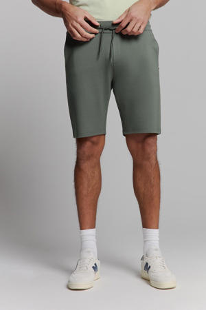 regular sweatshort donkergroen