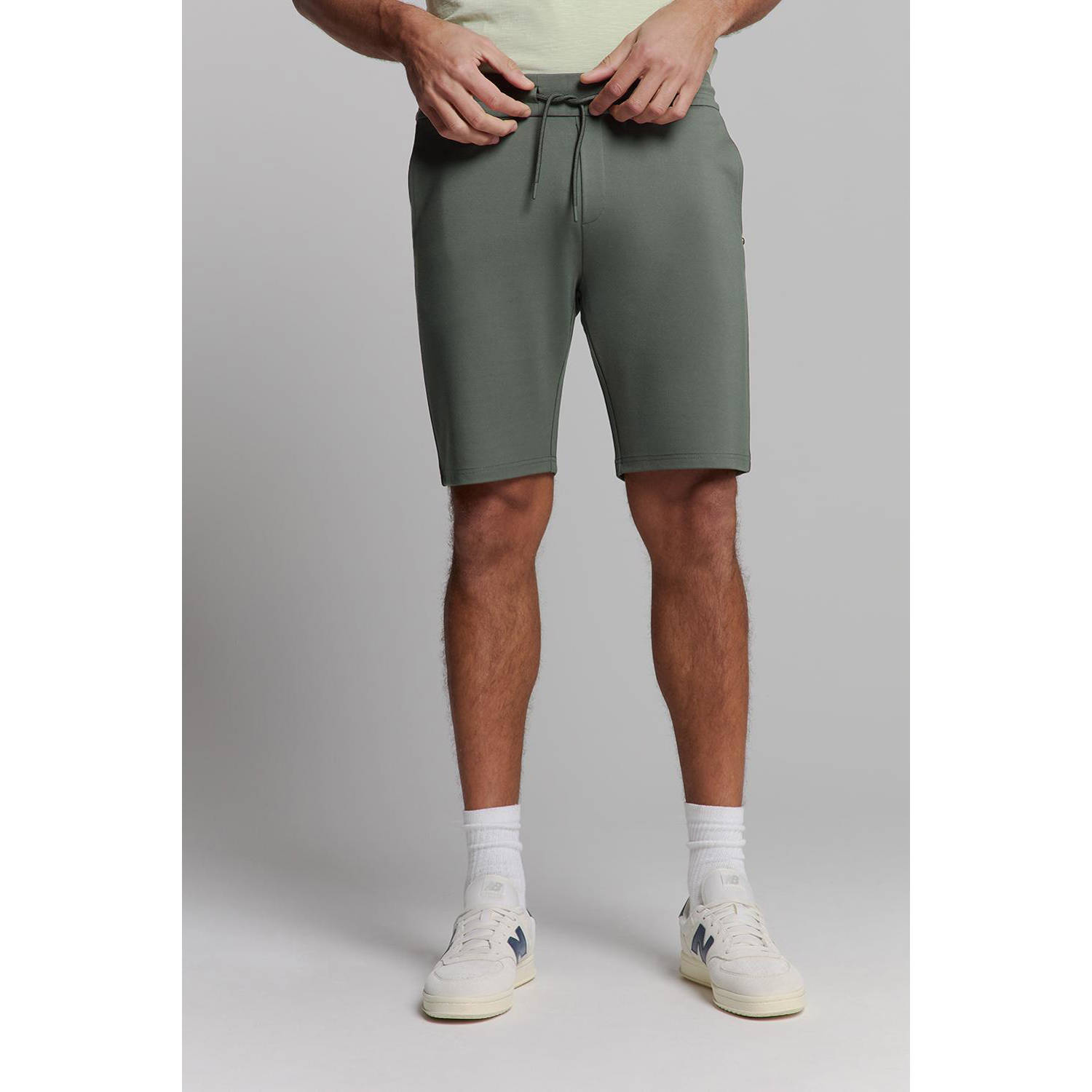 No Excess regular sweatshort donkergroen
