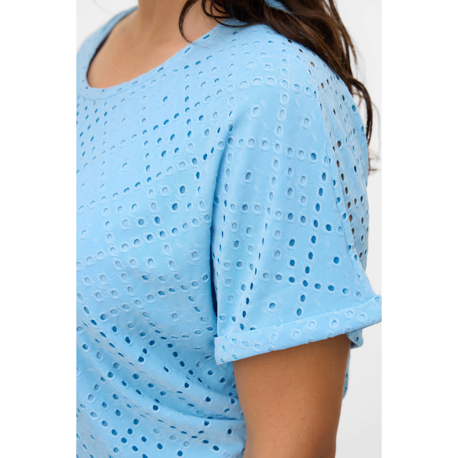 VERO MODA CURVE top blauw