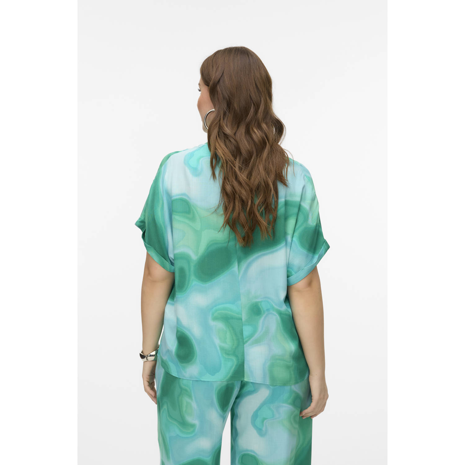 VERO MODA CURVE top blauw