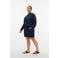 VERO MODA CURVE high waist casual short donkerblauw broderie