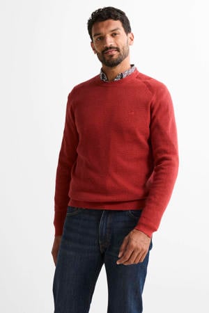 trui gebreid rood