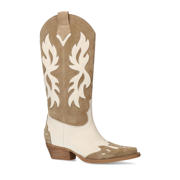 thumbnail: Sacha   suède cowboylaarzen beige/wit