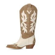 thumbnail: Sacha   suède cowboylaarzen beige/wit