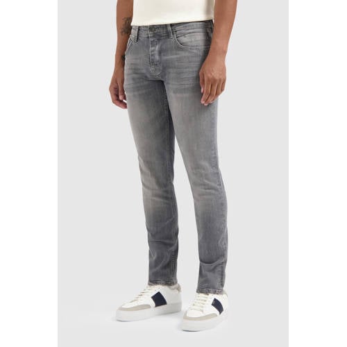 Pure Path Ryan slim fit jeans denim mid grey afbeelding