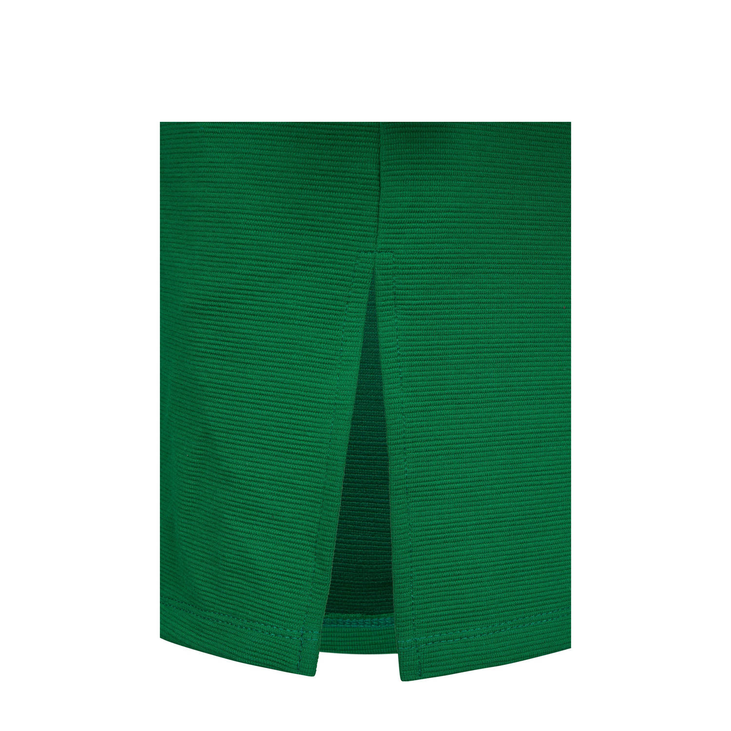 Miss Etam Plus vest groen fijn gebreid