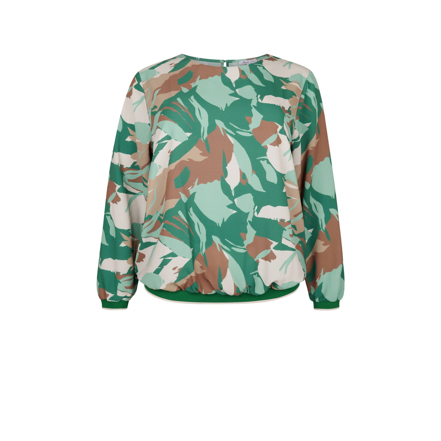 Miss Etam Plus blousetop groen