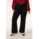 Miss Etam Plus flared high waist broek zwart