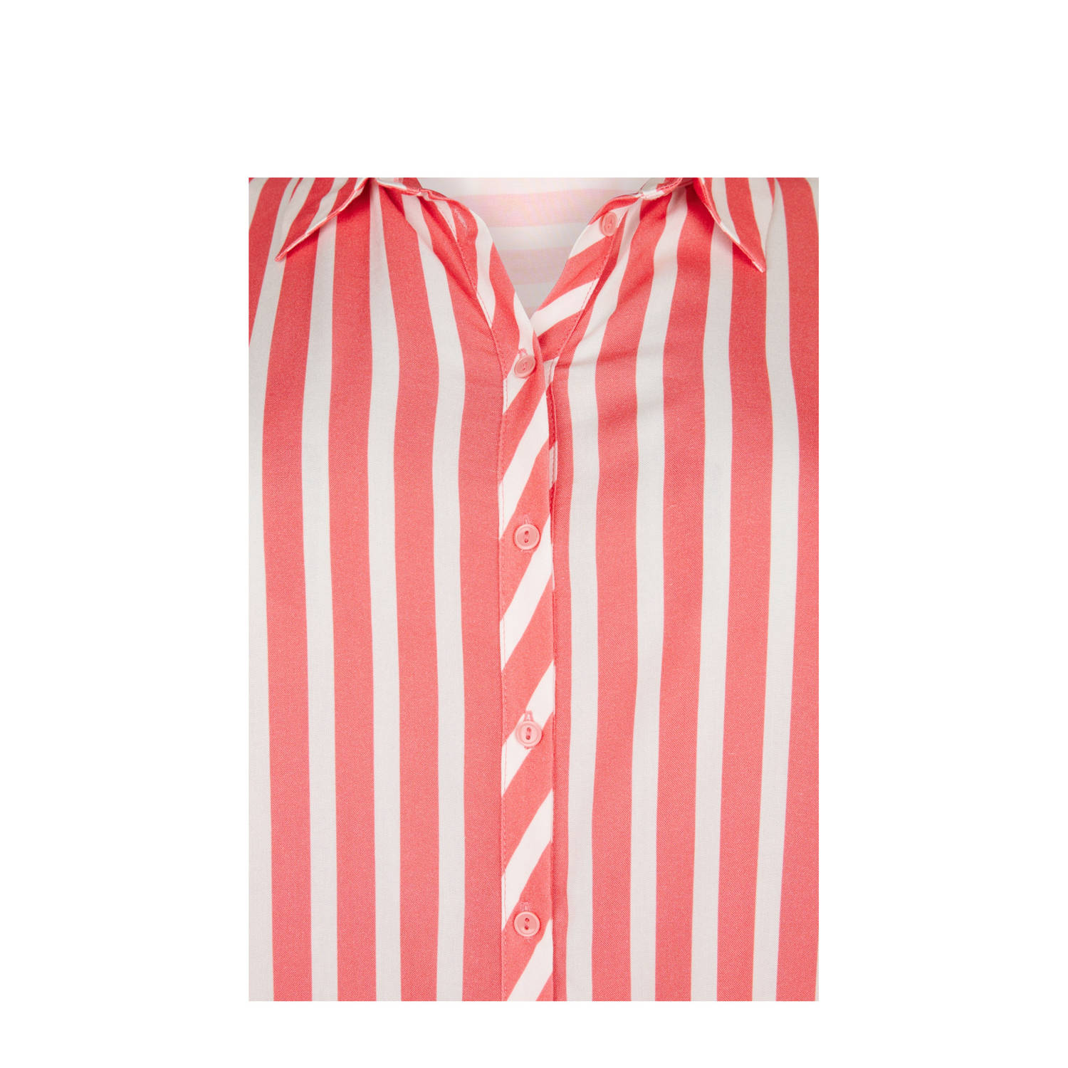 Miss Etam Plus blouse koraalrood