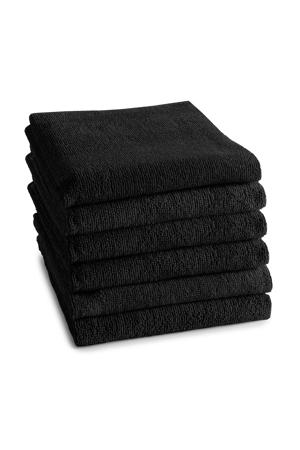 Logo keukendoek zwart (set van 6)