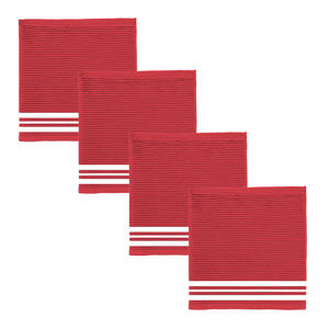 Provence vaatdoek rood (set van 4) 