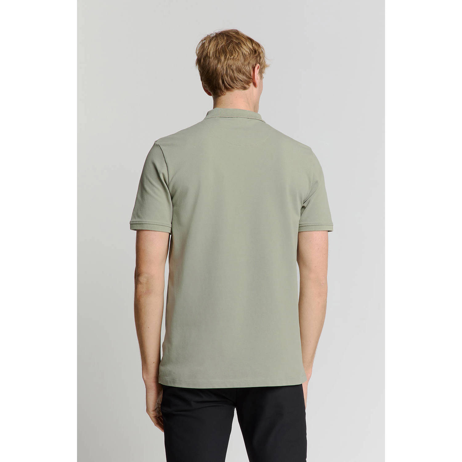 No Excess regular polo groen