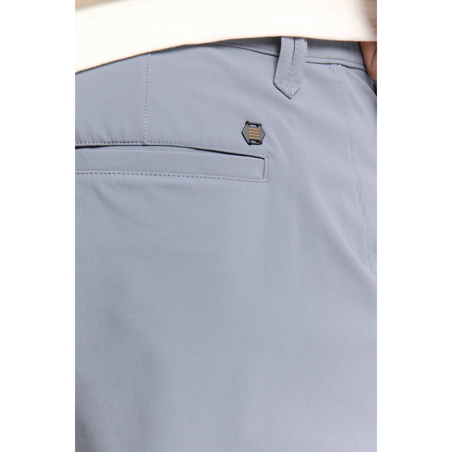 No Excess jersey regular chino short blauw