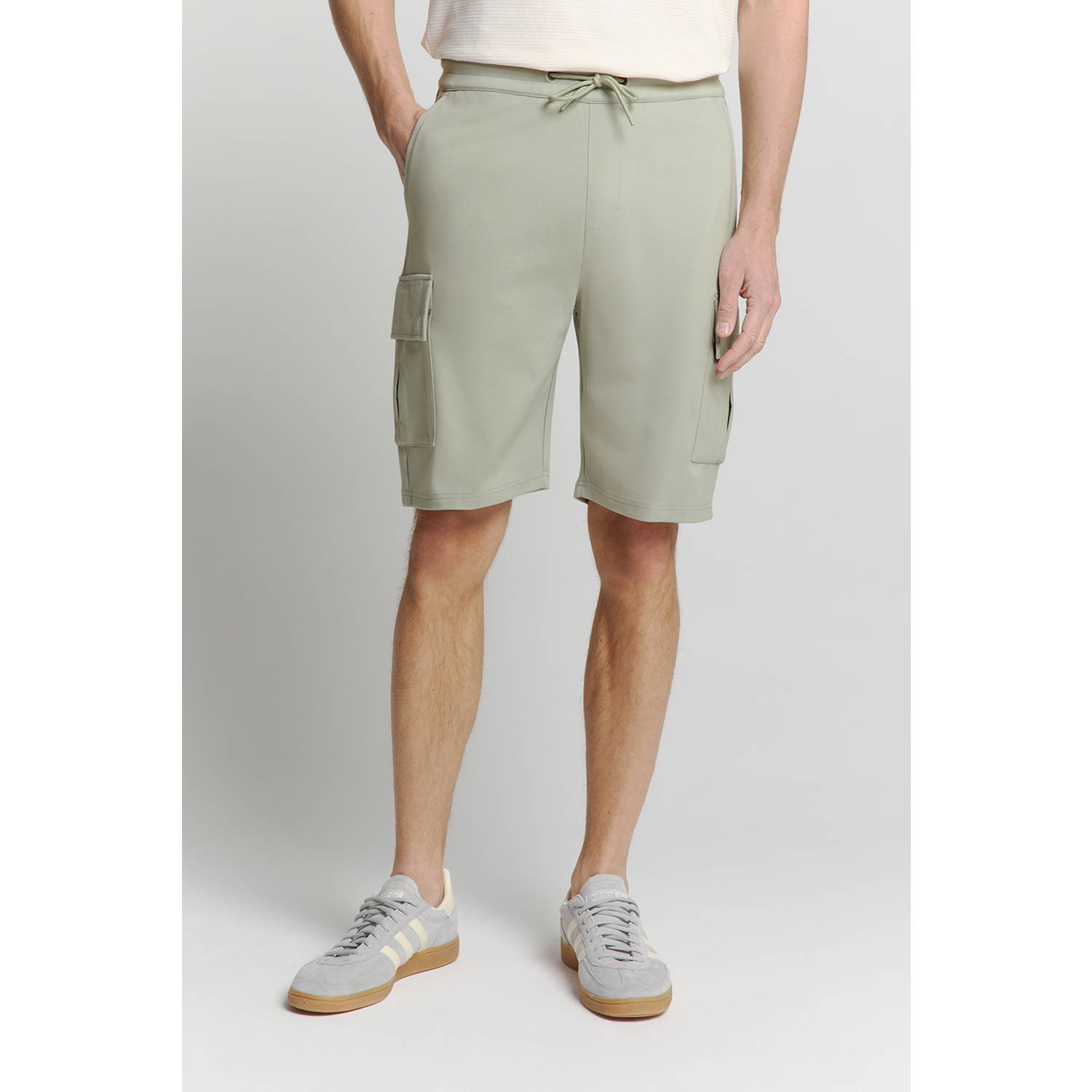 No Excess regular cargo short grijs