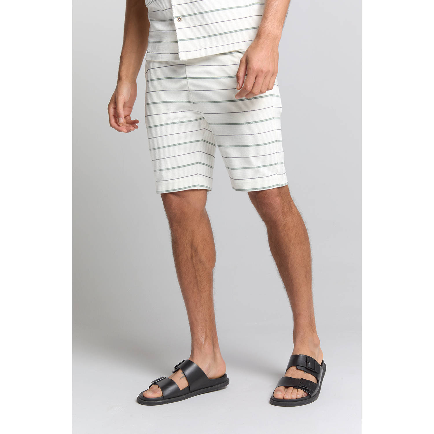 No Excess regular casual short ecru