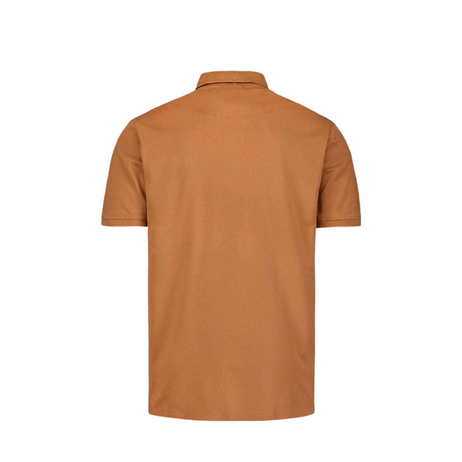 No Excess regular polo donker oranje