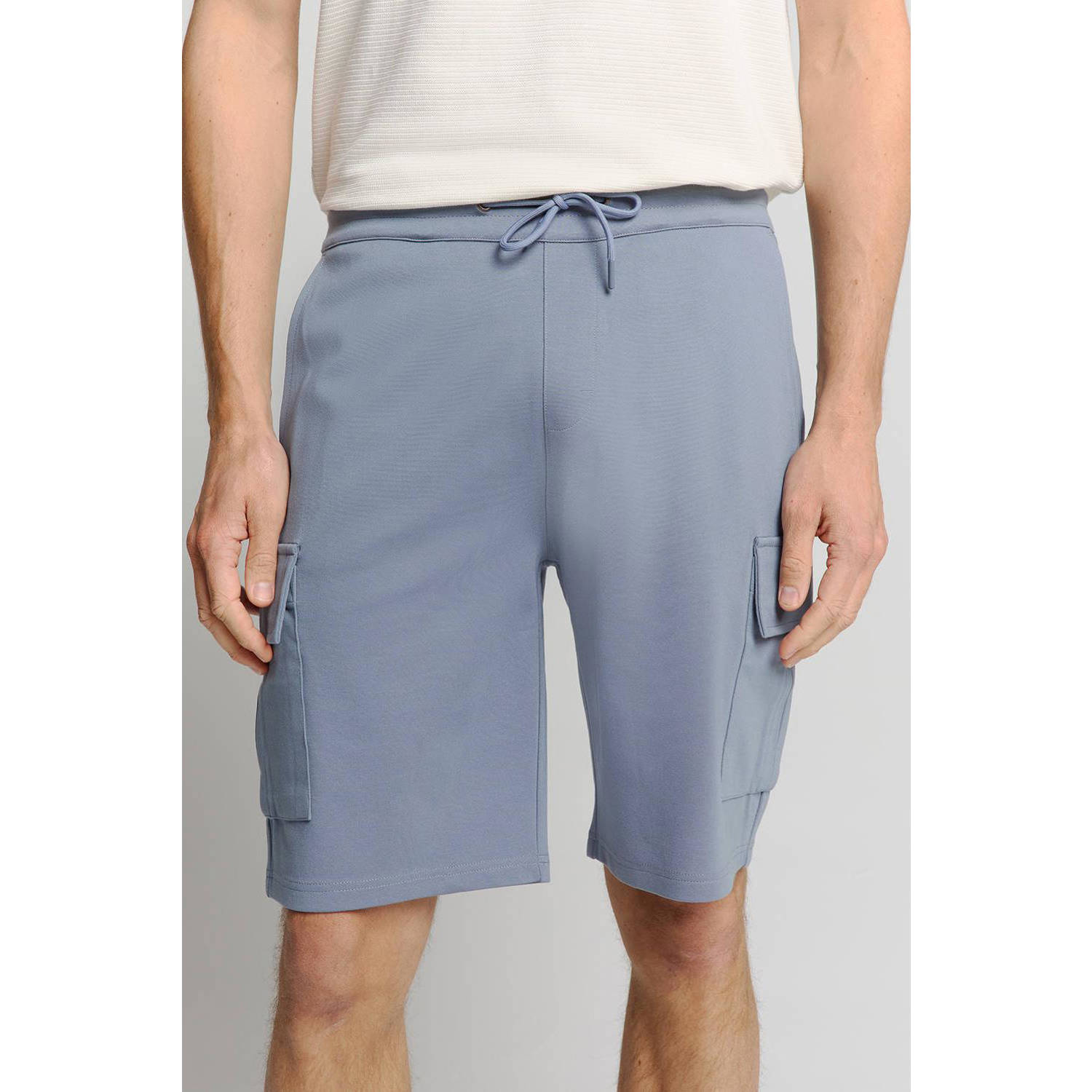 No Excess regular cargo short blauw