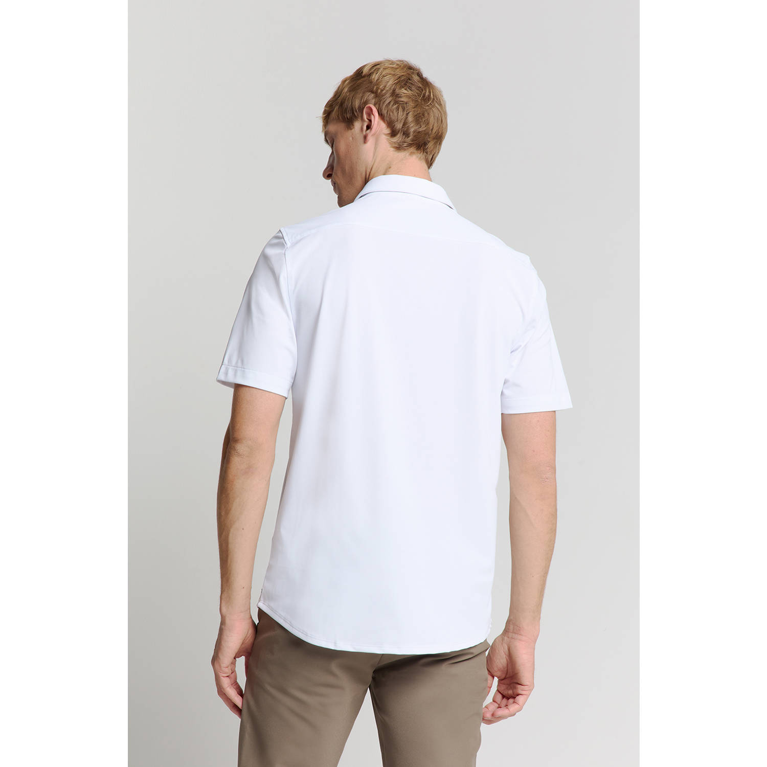 No Excess casual overhemd wit