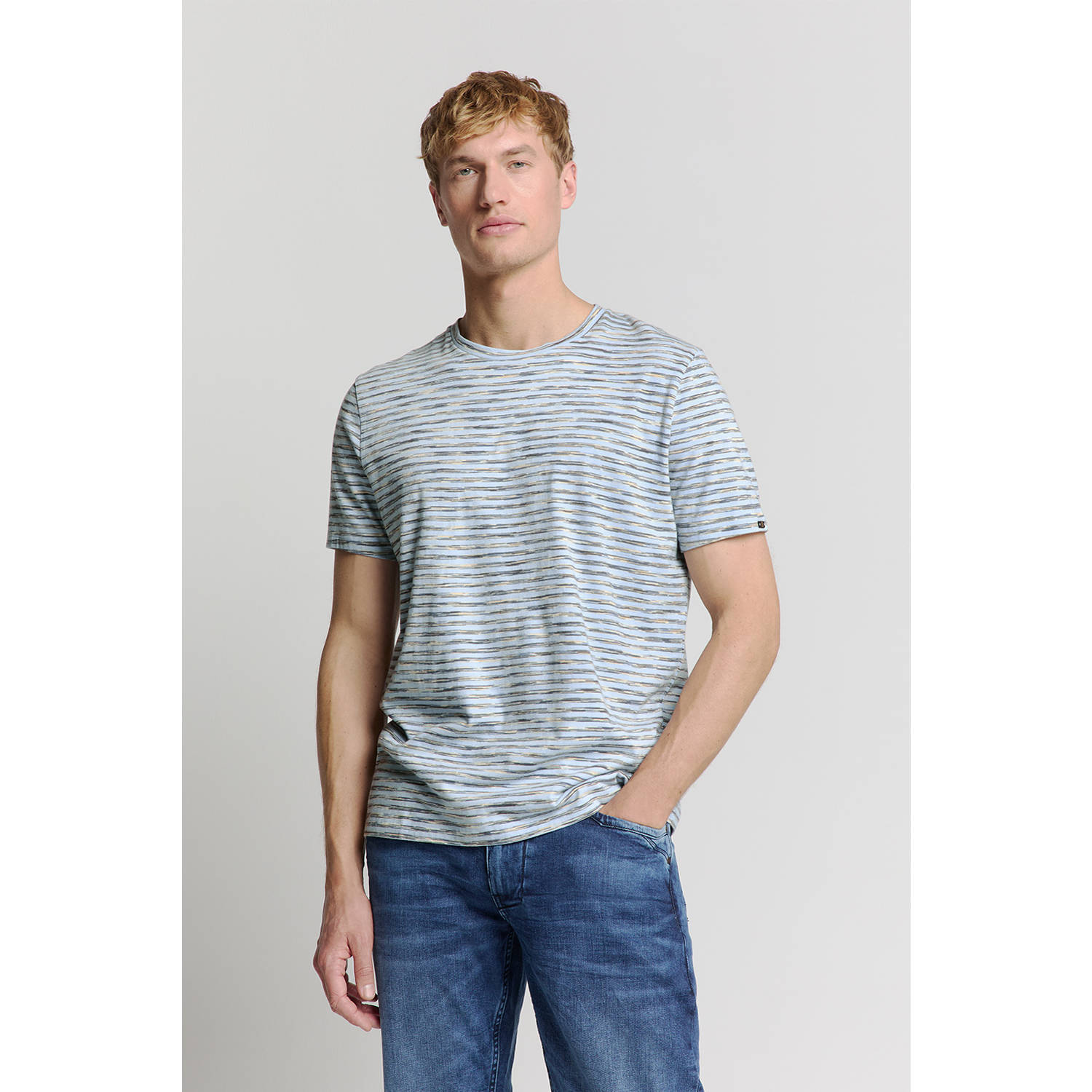 No Excess T-shirt blauw