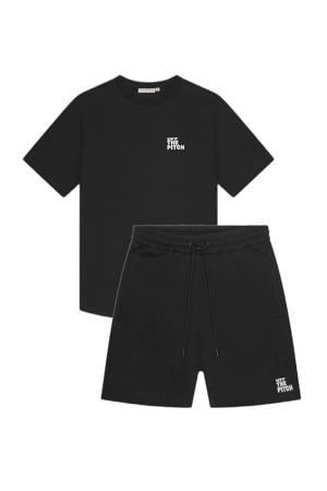 T-shirt en sweatshort zwart