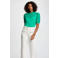 Morgan top broderie groen