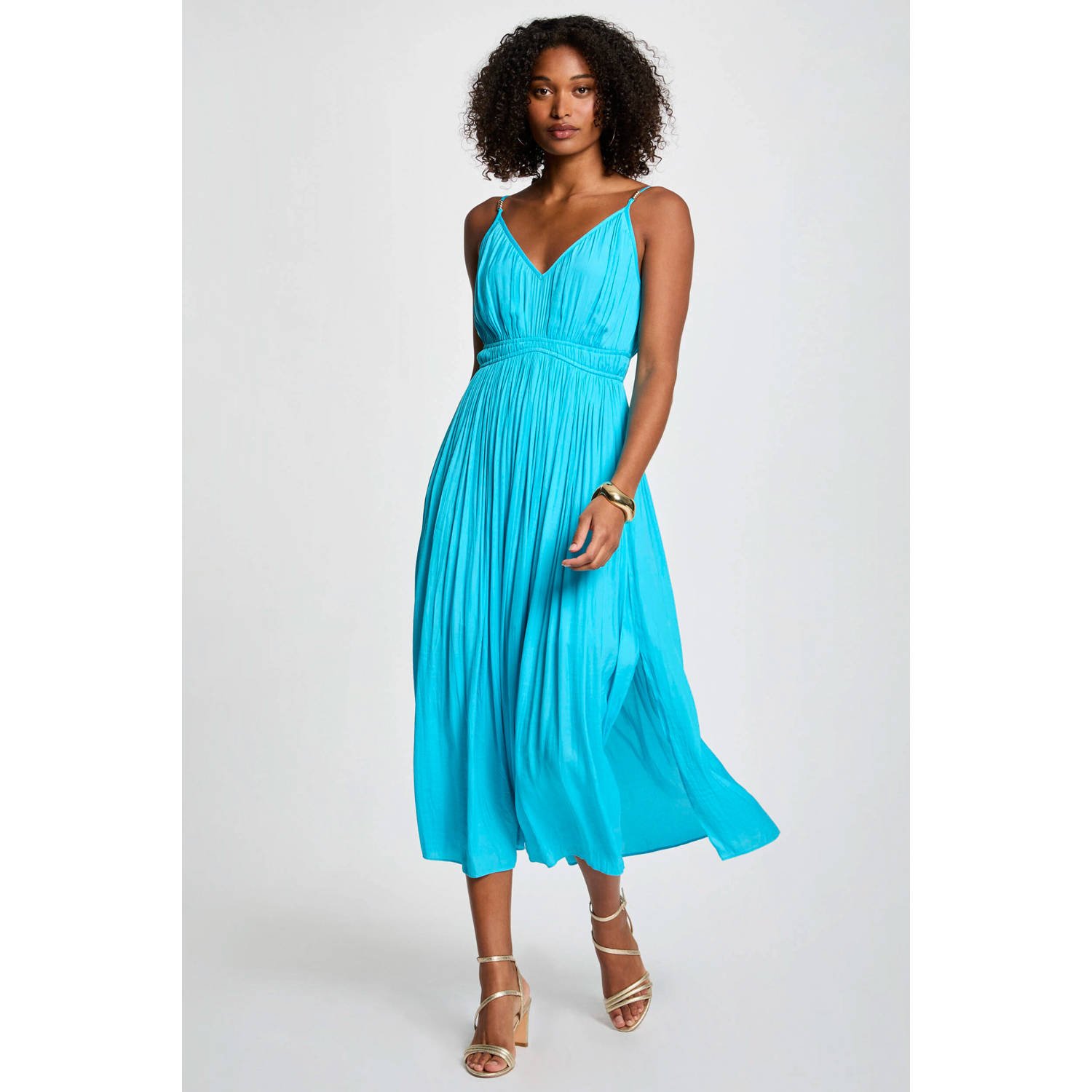 Morgan zomerjurk turquoise