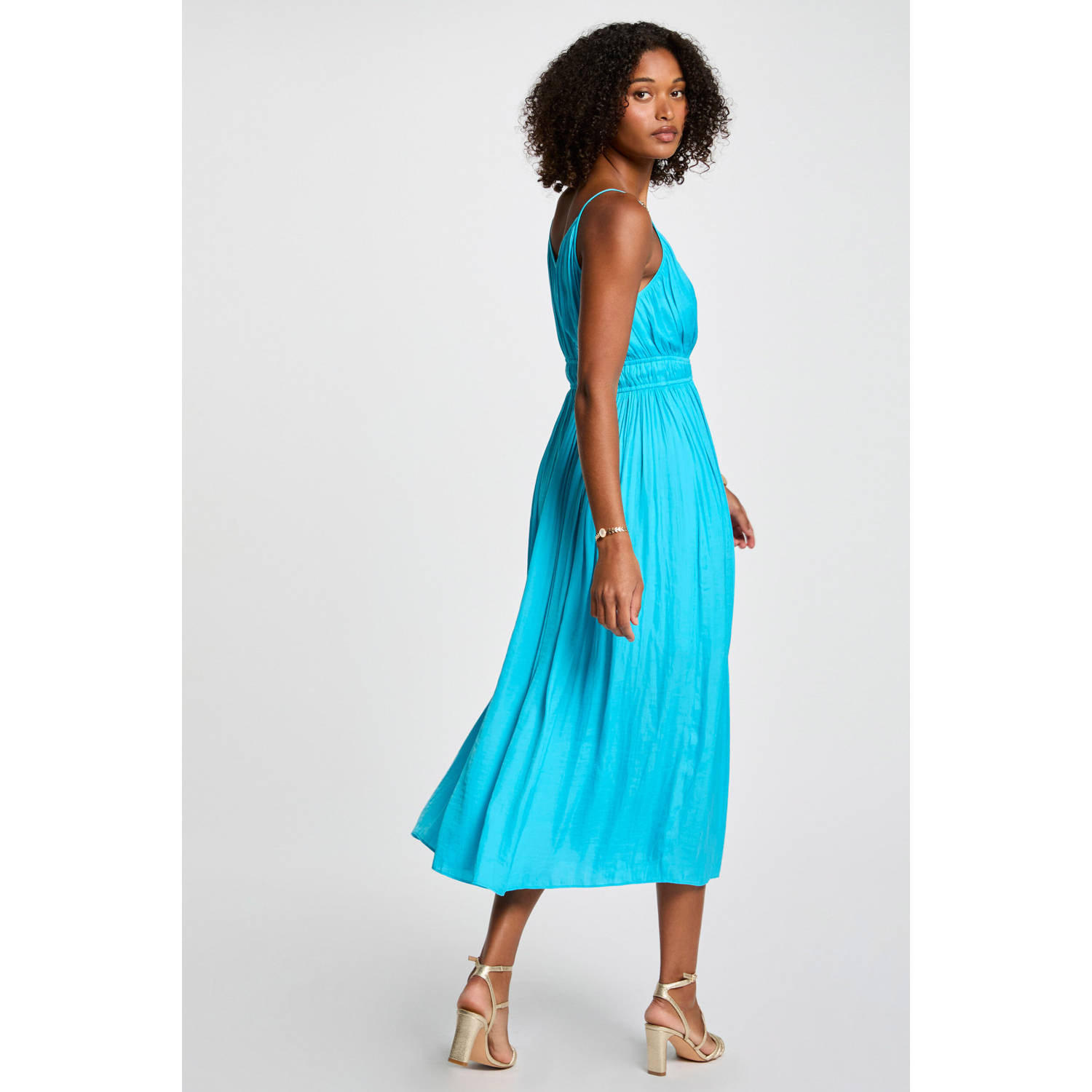 Morgan zomerjurk turquoise