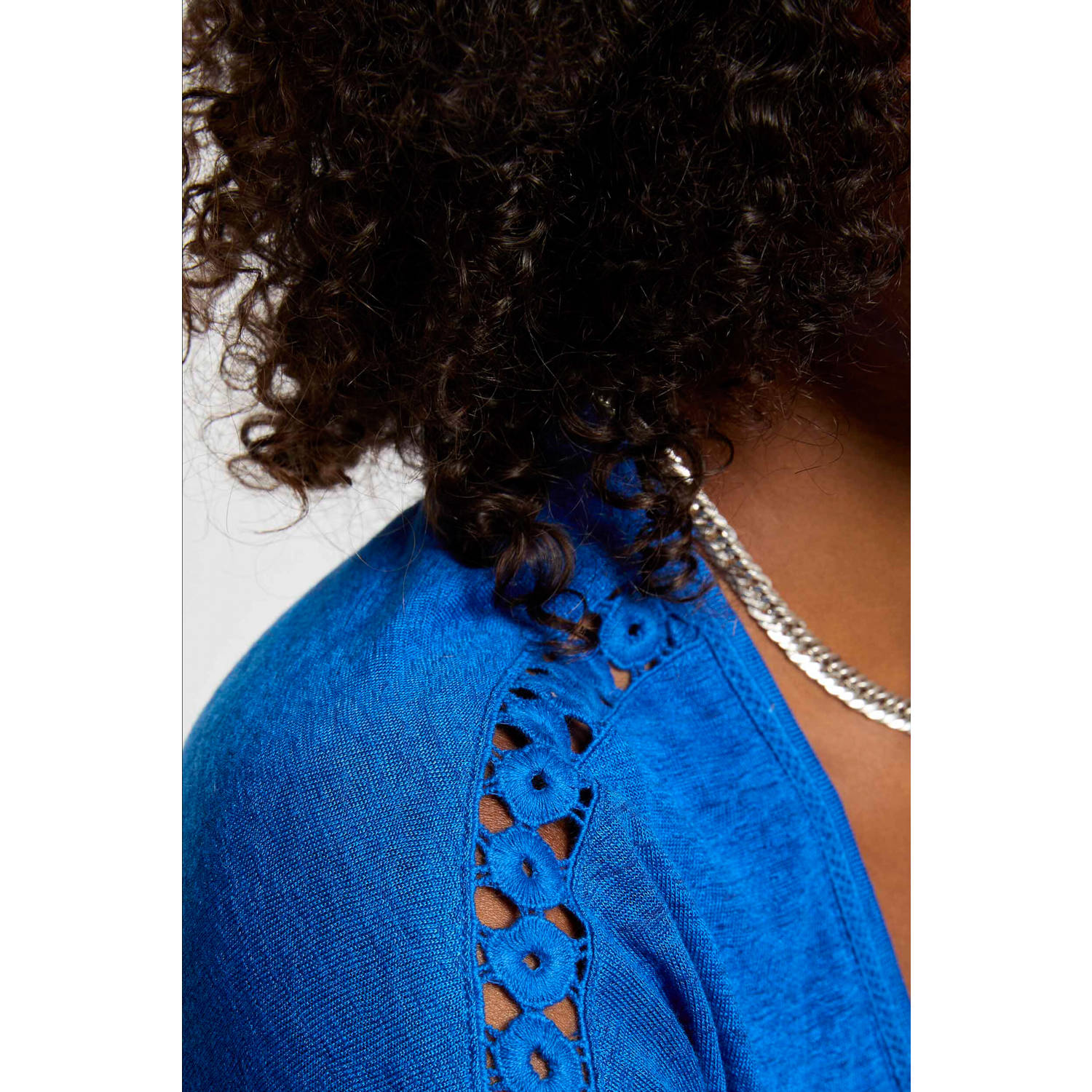 Morgan top blauw