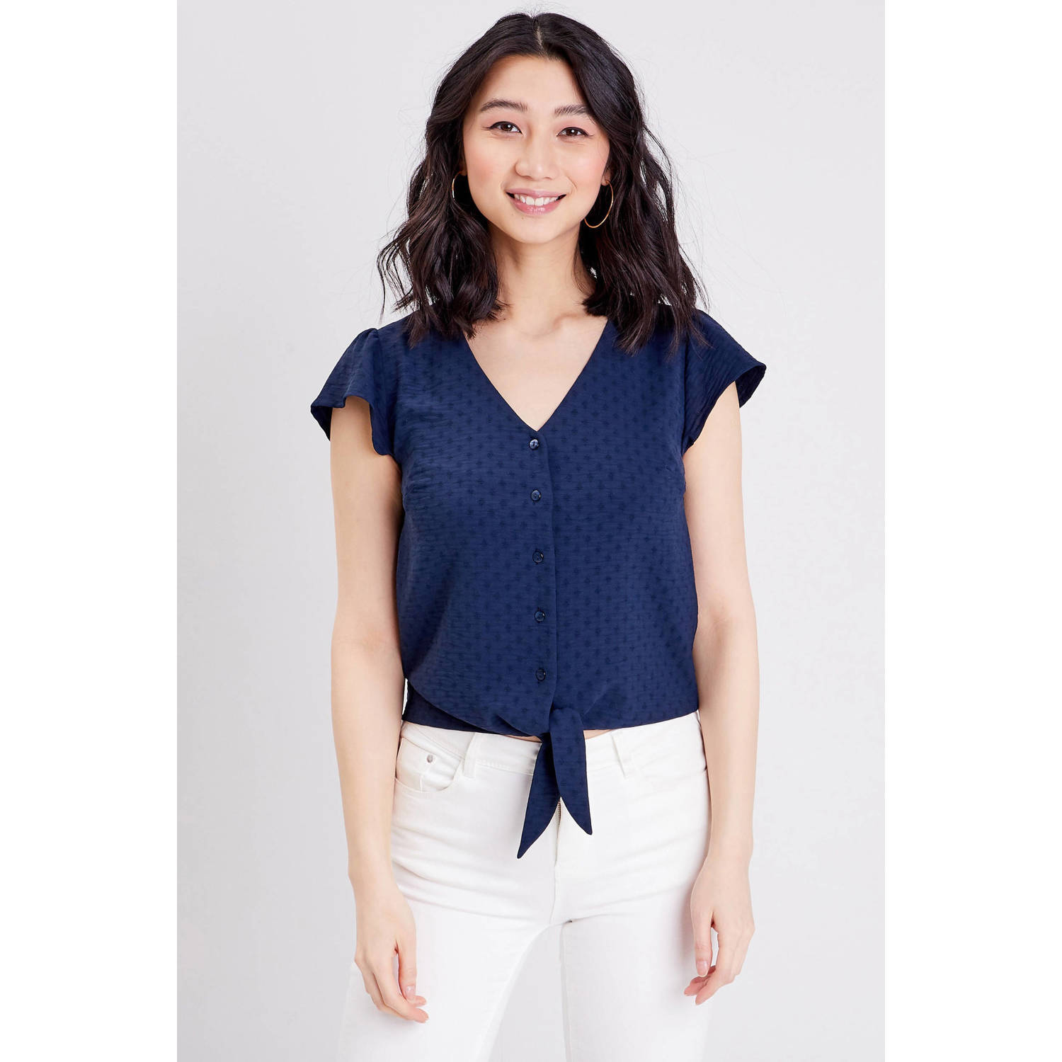 Cache blouse donkerblauw